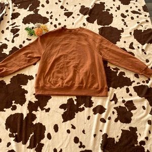 CREW NECK WOMENS SQUASH ORANGE